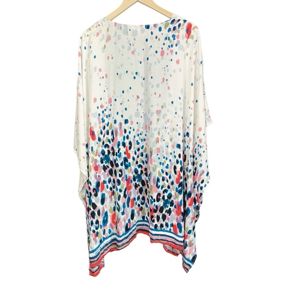 Umgee Colorful Cheetah Leopard Print Kimono Small/Medium - Picture 2 of 6